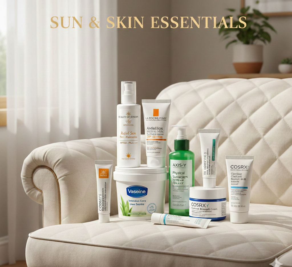 Lotions,Cream, Sun Cream & Oil