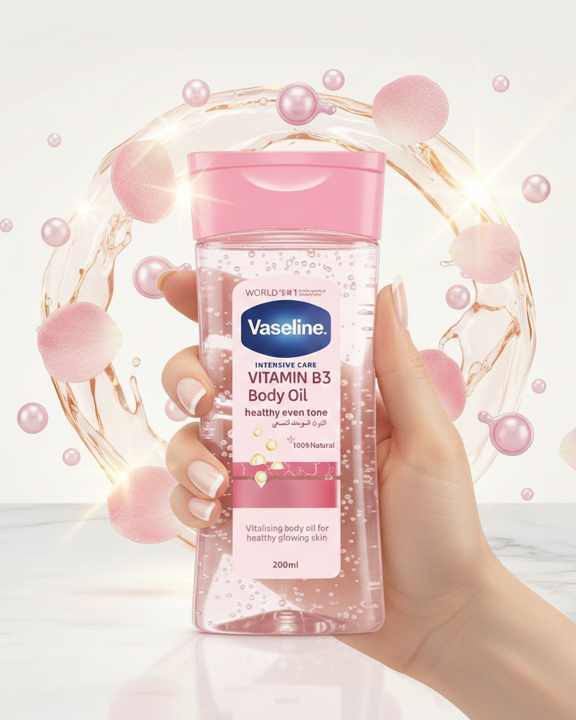 Vaseline Intensive Care Vitamin B3 Body Oil,