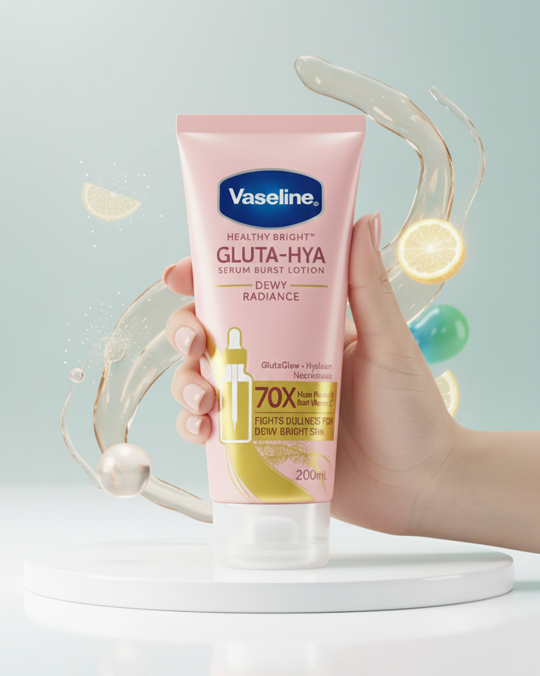 Vaseline Healthy Bright Gluta-Hya Serum Burst Lotion - Dewy Radiance