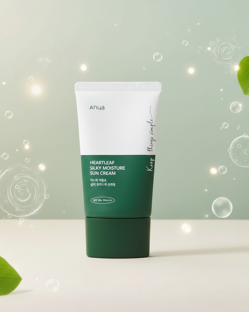 Anua Heartleaf Silky Moisture Sun Cream