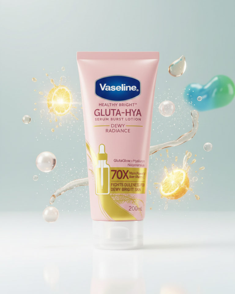 Vaseline Healthy Bright Gluta-Hya Serum Burst Lotion - Dewy Radiance